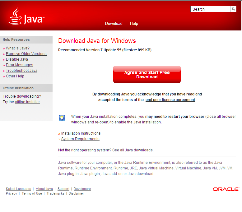 how_to_find_and_download_latest_java_version_video_blog_fatihtufekcioglu_4 download java , java update , java download , java runtime , java version , java jre , install java , java se